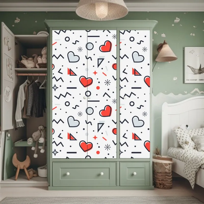 Naklejka na szafę tropikalna turkusowa zatoka panorama – Wallissimo®