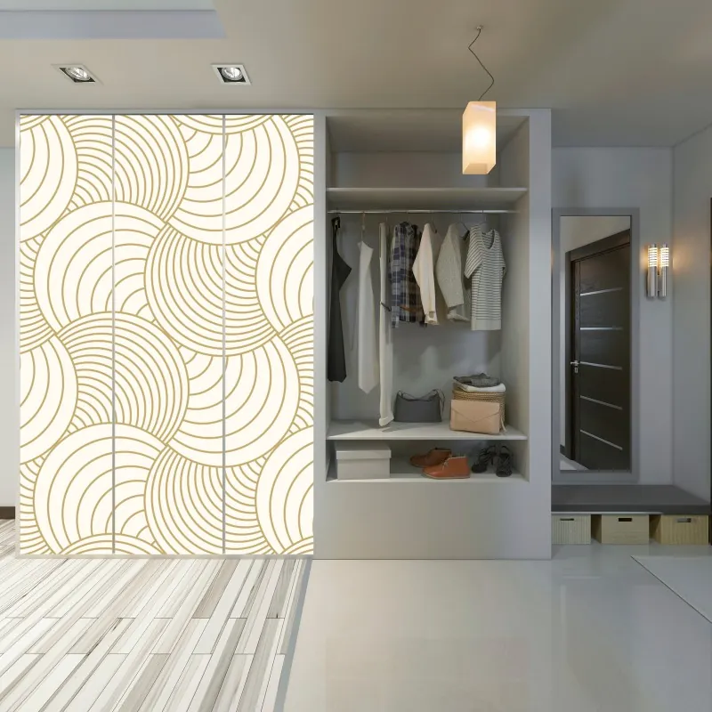 Naklejka na szafę żywa łąka obraz olejny zbliżenie – Wallissimo®