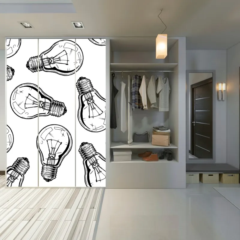 Naklejka na szafę poranna mgła nad jeziorem Pang Oung, Mae Hong Son – Wallissimo®