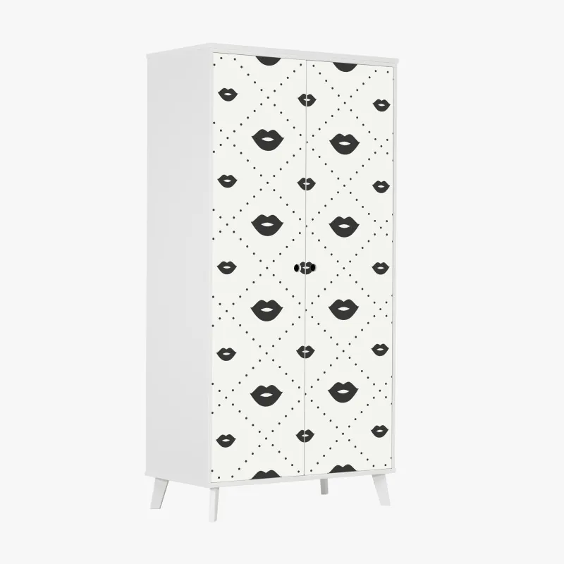 Naklejka na szafę jasny bukiet słoneczników na żółtym tle – Wallissimo®