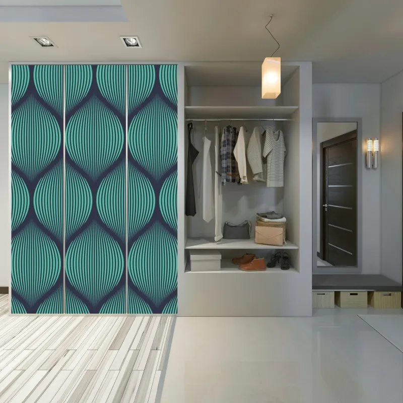 Naklejka na szafę Tadź Mahal odbicie w porannym świetle – Wallissimo®