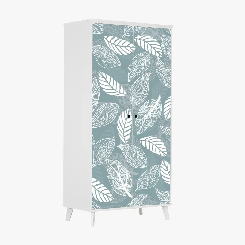 Naklejka na szafę ciemna tekstura łupka – Wallissimo®