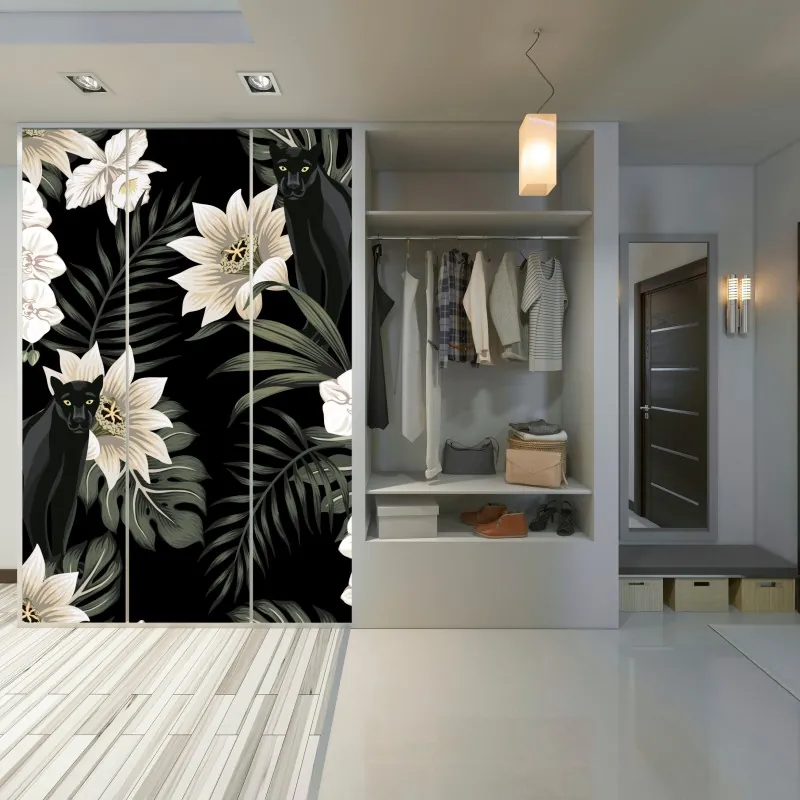 Naklejka na szafę poranna mgła nad jeziorem Pang Oung, Mae Hong Son – Wallissimo®