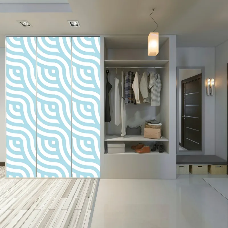 Naklejka na szafę majestatyczny alpejski szczyt zimą – Wallissimo®