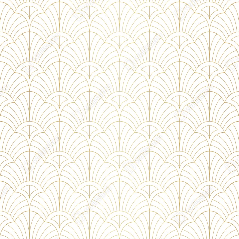 Naklejka na szafę złoty wzór art deco – Wallissimo® Naklejka na szafę złoty wzór art deco – Wallissimo®