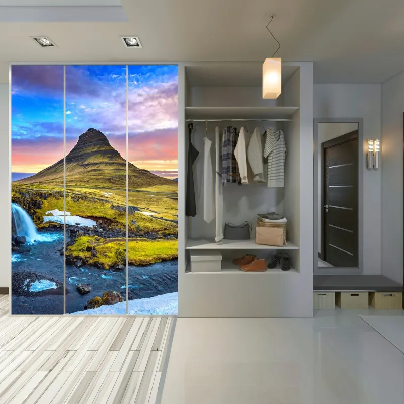 Naklejka na szafę spokojny wodospad Skradinski Buk w Parku Narodowym Krka – Wallissimo®