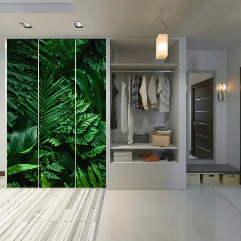 Naklejka na szafę złoty wzór art deco – Wallissimo®