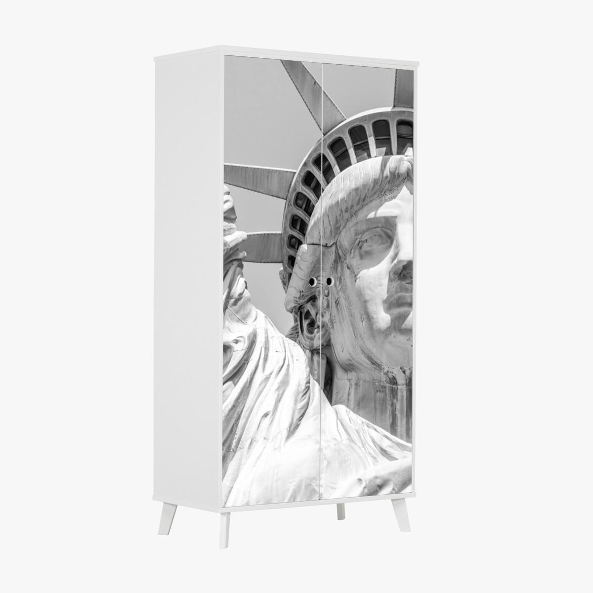 Wardrobe sticker Statue of Liberty close-up portrait