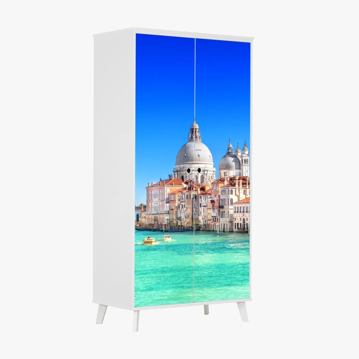 Naklejka na szafę Wenecja wielki kanał panorama – Wallissimo® Naklejka na szafę Wenecja wielki kanał panorama – Wallissimo®