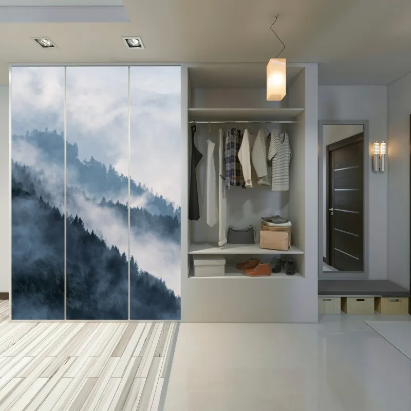 Naklejka na szafę tropikalna turkusowa zatoka panorama – Wallissimo®