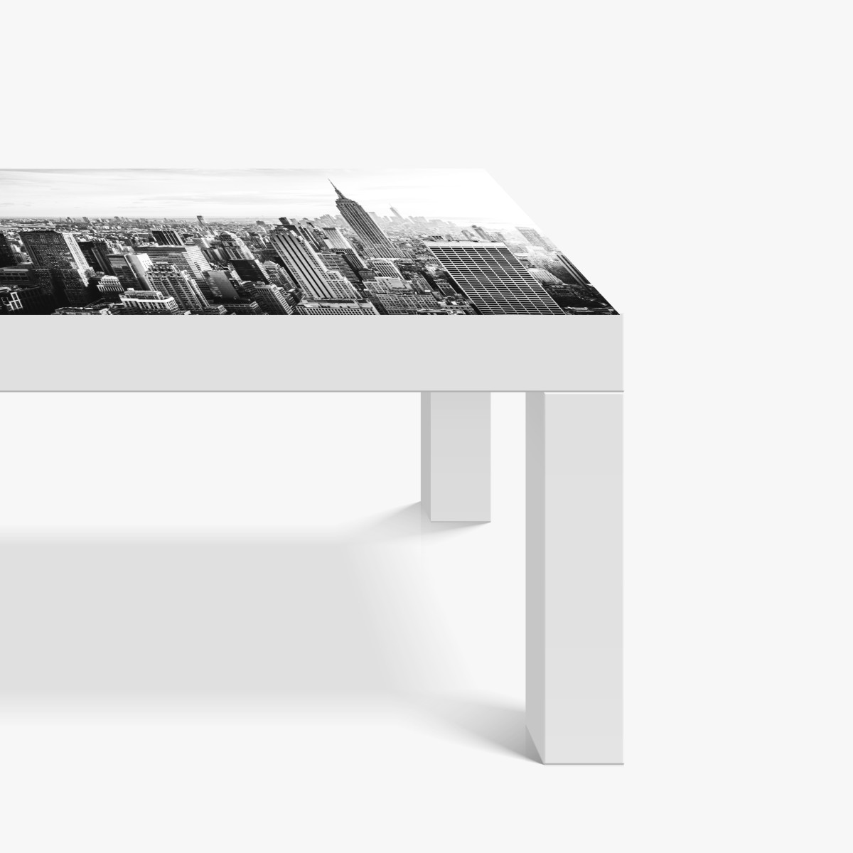 Naklejka na biurko i stół Nowy Jork panorama w odcieniach szarości – Wallissimo® Naklejka na biurko i stół Nowy Jork panorama w odcieniach szarości – Wallissimo®