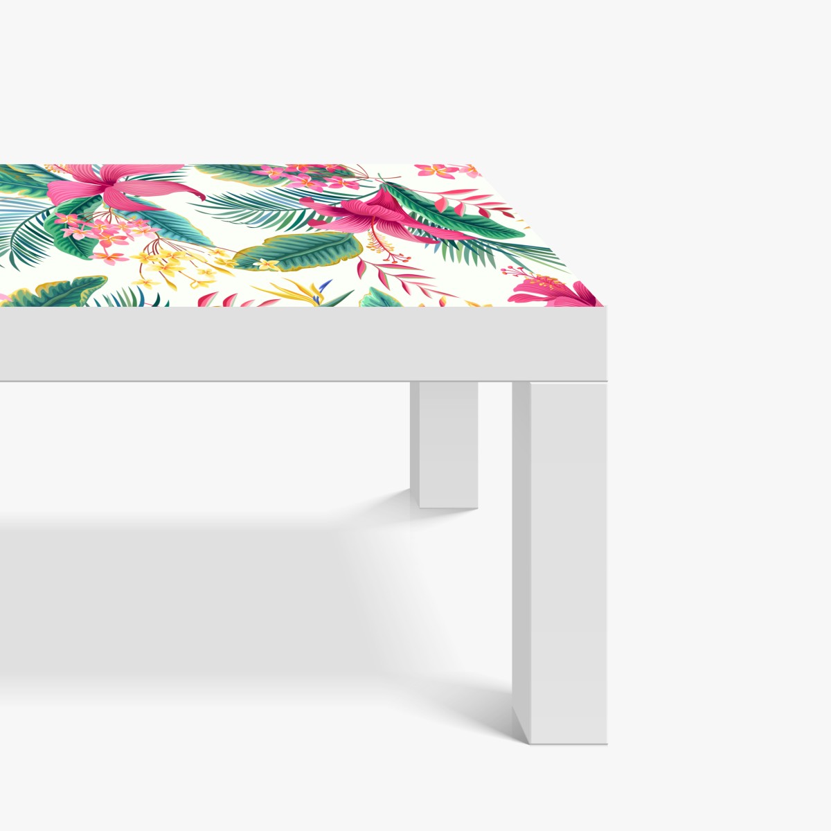 Naklejka na biurko i stół tropikalny botaniczny wzór kwiatowy – Wallissimo® Naklejka na biurko i stół tropikalny botaniczny wzór kwiatowy – Wallissimo®