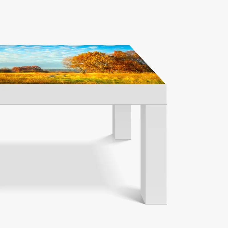 Naklejka na biurko i stół tropikalny wzór hibiskusa – Wallissimo®