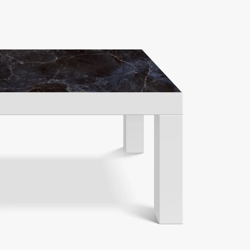 Naklejka na biurko i stół złota panorama zachodu słońca nad plażą z Górą Stołową – Wallissimo®