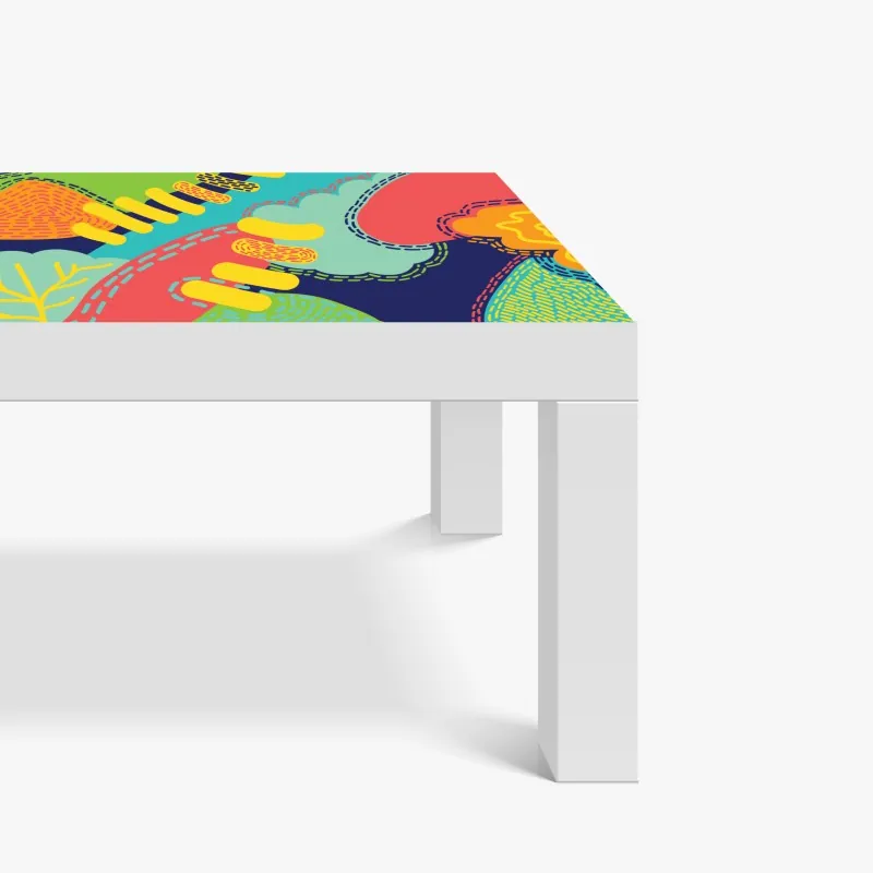 Naklejka na biurko i stół żywy abstrakcyjny wzór – Wallissimo® Naklejka na biurko i stół żywy abstrakcyjny wzór – Wallissimo®