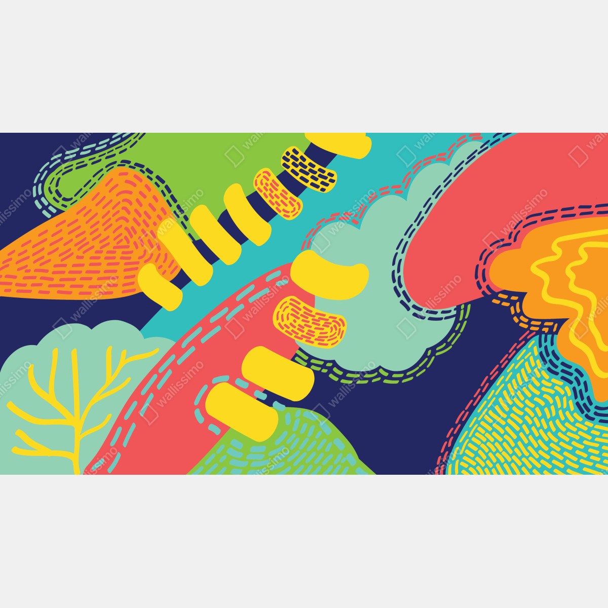 Naklejka na biurko i stół żywy abstrakcyjny wzór – Wallissimo® Naklejka na biurko i stół żywy abstrakcyjny wzór – Wallissimo®