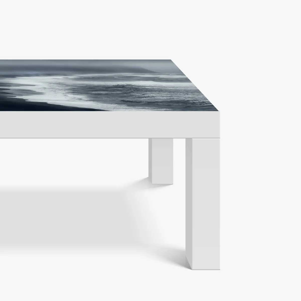 Naklejka na biurko i stół burzliwe wybrzeże Islandii panorama – Wallissimo® Naklejka na biurko i stół burzliwe wybrzeże Islandii panorama – Wallissimo®