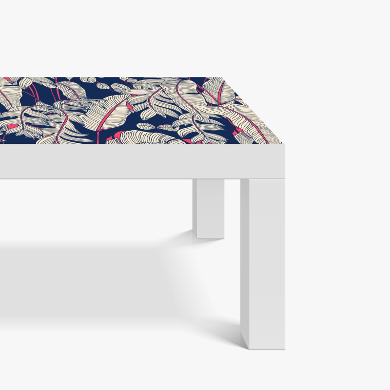 Naklejka na biurko i stół turkusowo-złota abstrakcja ze złotymi żyłami – Wallissimo®