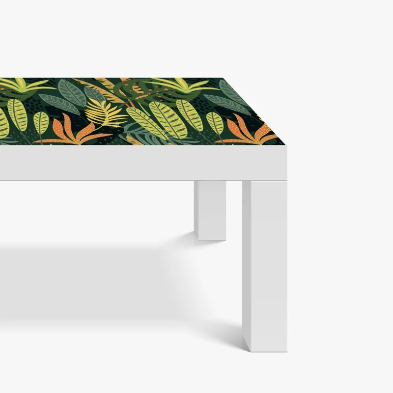 Naklejka na biurko i stół biała betonowa fasada w geometrycznym wzorze – Wallissimo®