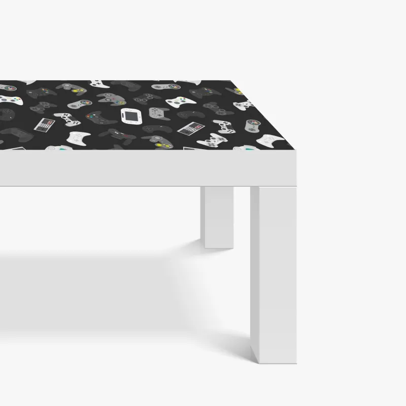 Naklejka na biurko i stół dramatyczne czarno-białe molo prowadzące w burzliwe morze – Wallissimo®