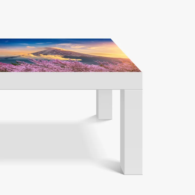 Naklejka na biurko i stół mglisty poranek nad Val d'Orcia – Wallissimo®