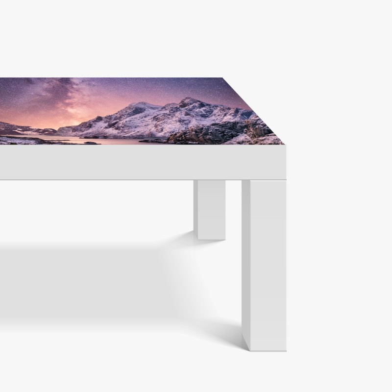 Naklejka na biurko i stół spokojny wschód słońca nad brzegiem oceanu – Wallissimo®