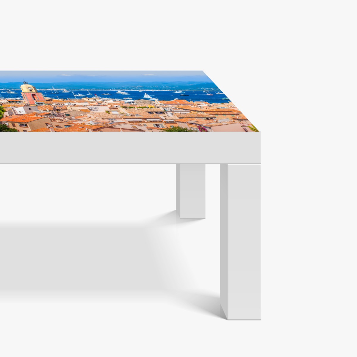 Naklejka na biurko i stół słoneczna panorama nadmorska – Wallissimo® Naklejka na biurko i stół słoneczna panorama nadmorska – Wallissimo®