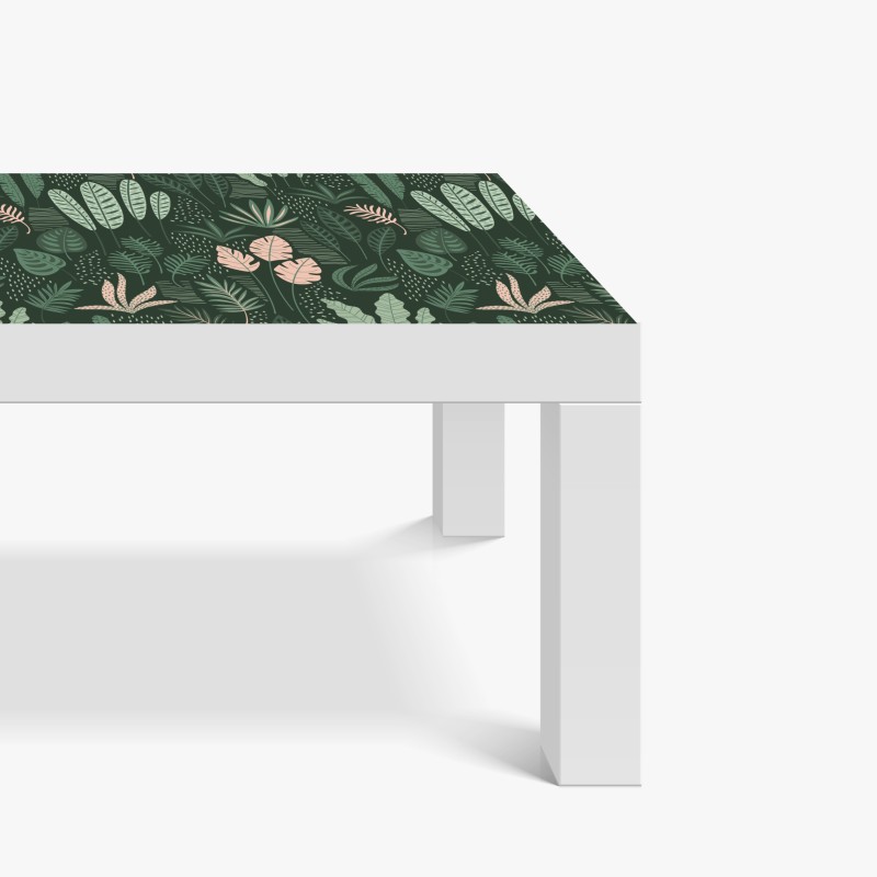 Naklejka na biurko i stół mglista panorama Dubaju ponad chmurami – Wallissimo®