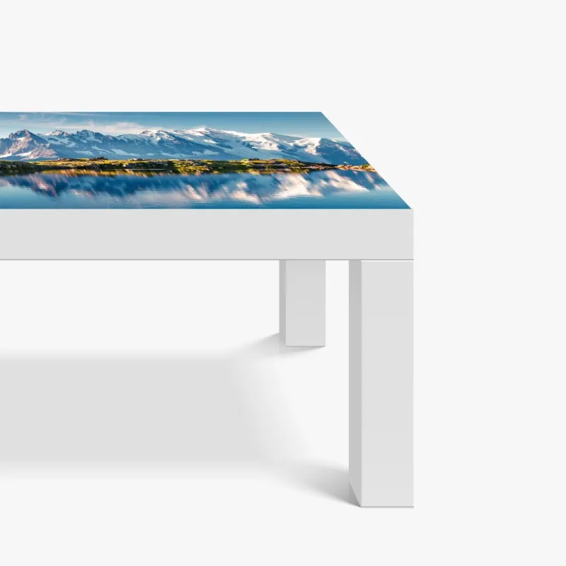 Naklejka na biurko i stół dramatyczna czarno-biała fala oceanu – Wallissimo®