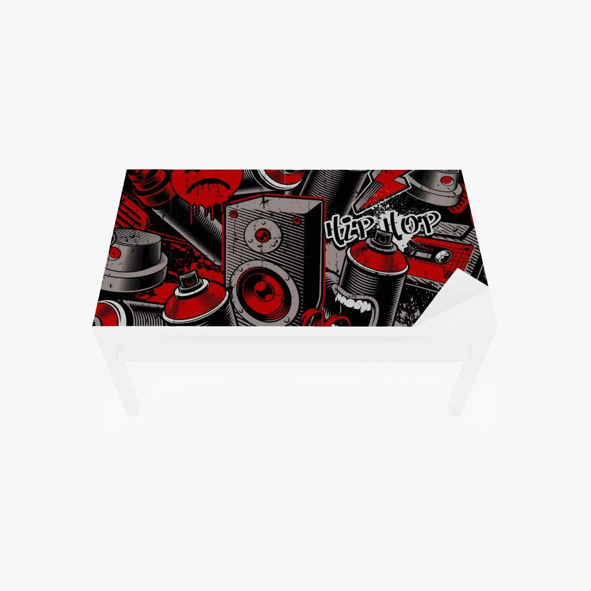 Naklejka na biurko i stół miejskie graffiti hip hop – Wallissimo® Naklejka na biurko i stół miejskie graffiti hip hop – Wallissimo®