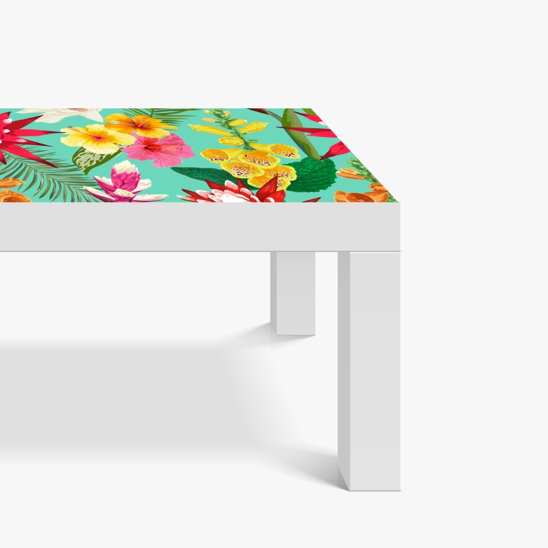 Naklejka na biurko i stół tropikalna turkusowa zatoka panorama – Wallissimo®