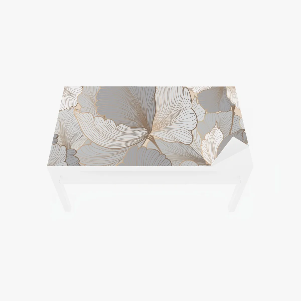 Naklejka na biurko i stół delikatny pastelowy wzór kwiatowy – Wallissimo® Naklejka na biurko i stół delikatny pastelowy wzór kwiatowy – Wallissimo®