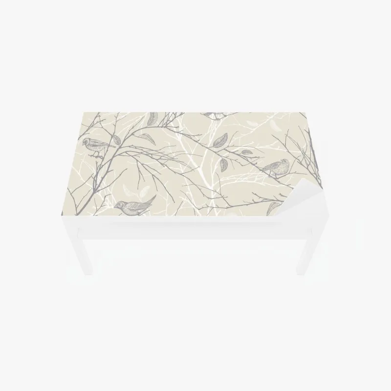 Naklejka na biurko i stół zbliżenie czerwonej dalii – Wallissimo®