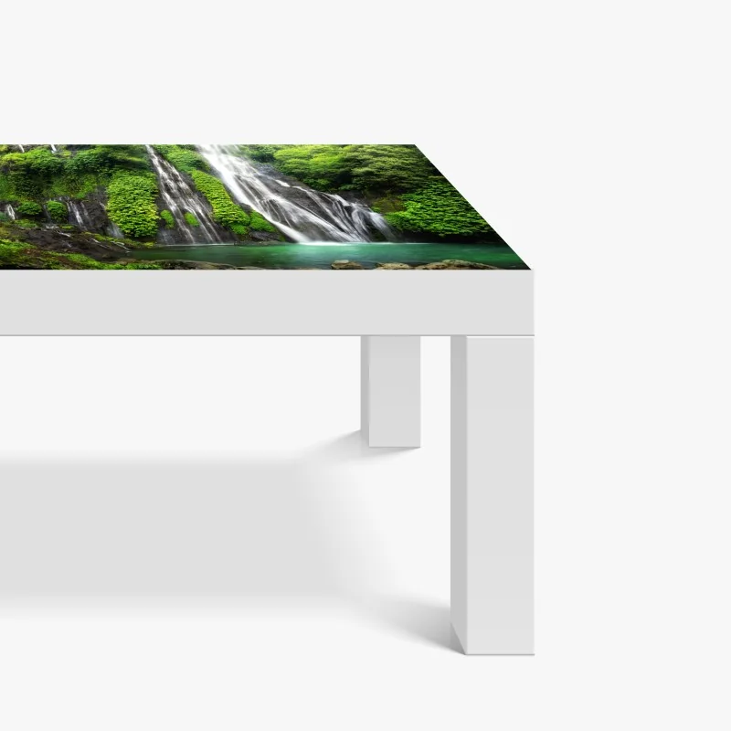 Naklejka na biurko i stół dramatyczne czarno-białe molo prowadzące w burzliwe morze – Wallissimo®