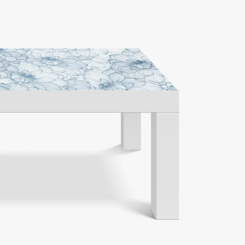 Naklejka na biurko i stół neutralny beżowy wzór w panterkę – Wallissimo®