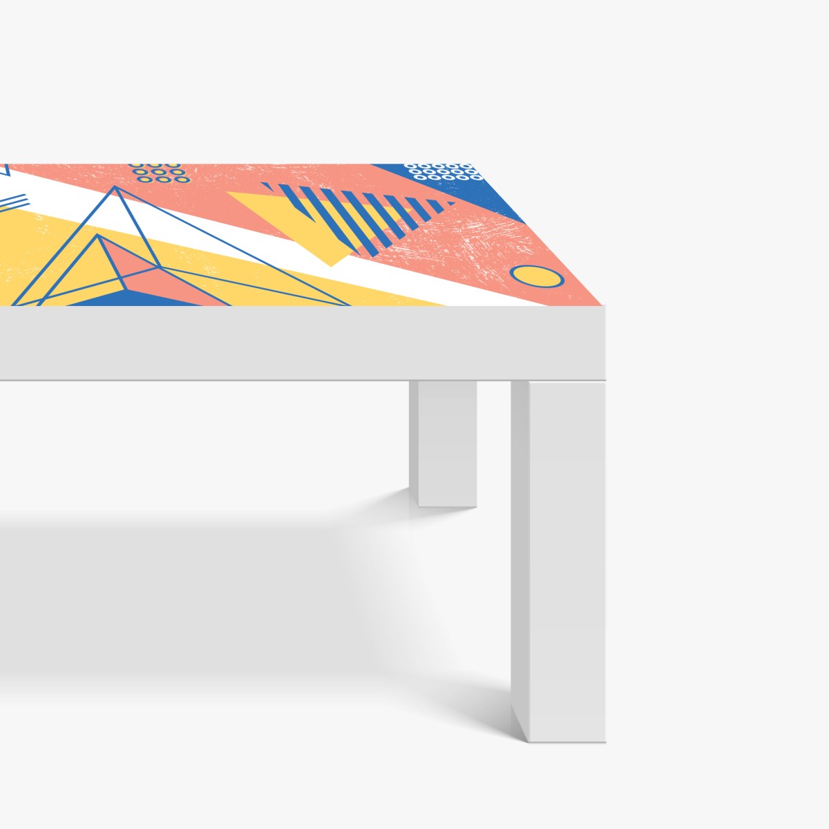 Naklejka na biurko i stół pastelowa kompozycja geometryczna – Wallissimo® Naklejka na biurko i stół pastelowa kompozycja geometryczna – Wallissimo®