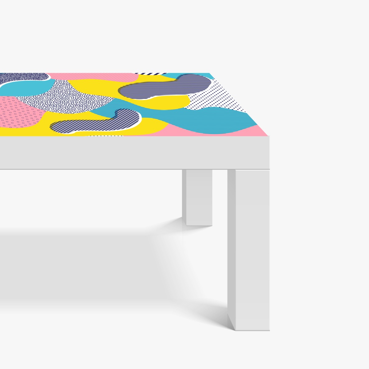 Naklejka na biurko i stół zabawny abstrakcyjny wzór memphis – Wallissimo® Naklejka na biurko i stół zabawny abstrakcyjny wzór memphis – Wallissimo®