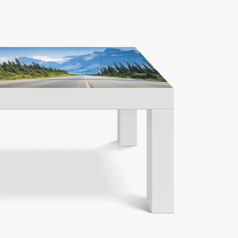 Naklejka na biurko i stół beżowa tekstura marmuru z naturalnymi żyłami – Wallissimo®