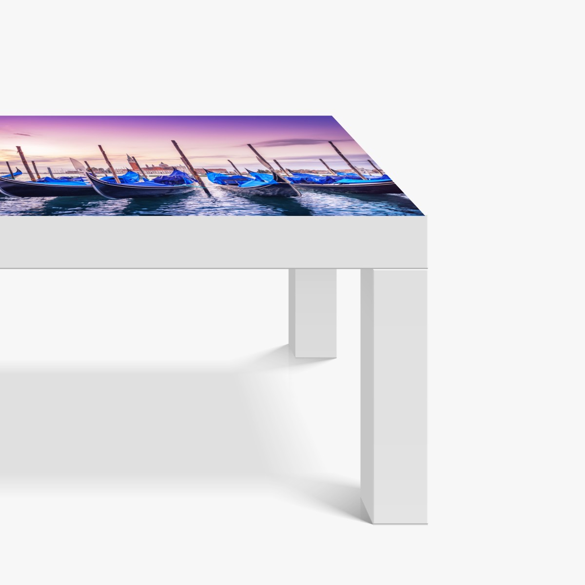 Naklejka na biurko i stół Wenecja gondole o zachodzie słońca – Wallissimo® Naklejka na biurko i stół Wenecja gondole o zachodzie słońca – Wallissimo®