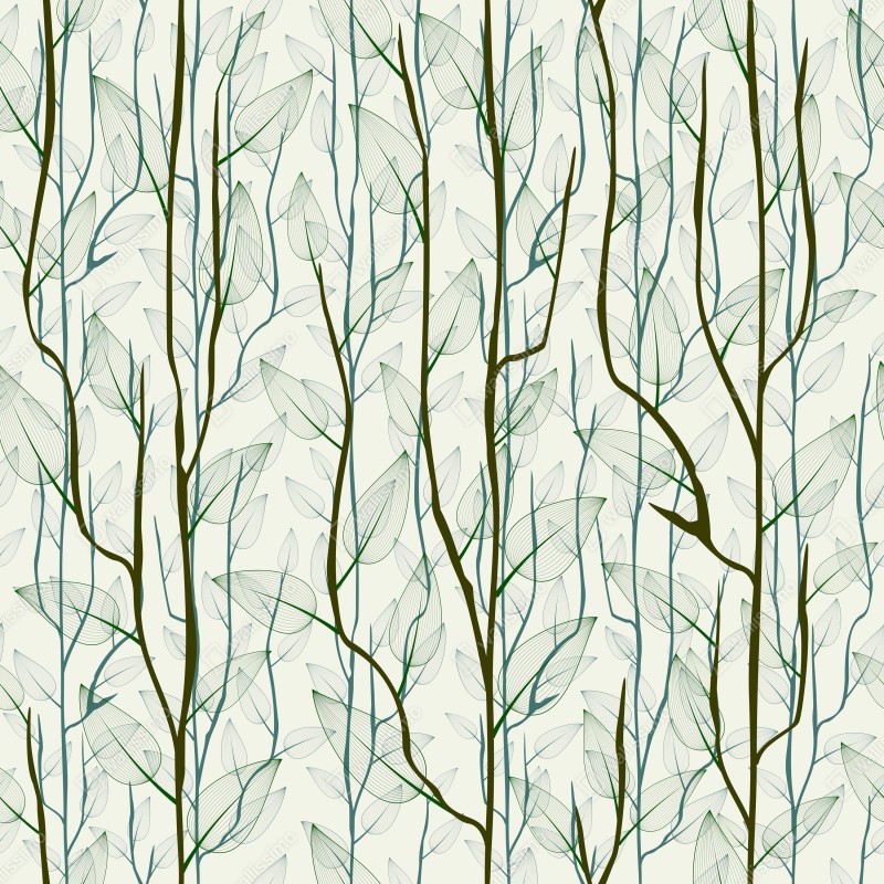 Naklejka na biurko i stół delikatny wzór liści i gałęzi – Wallissimo® Naklejka na biurko i stół delikatny wzór liści i gałęzi – Wallissimo®