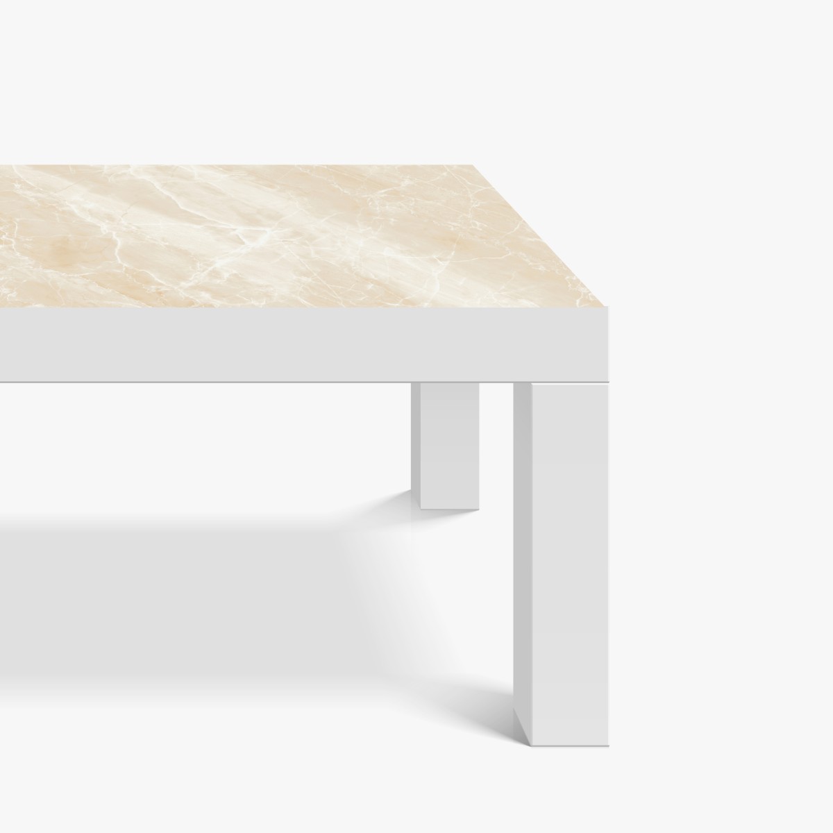 Naklejka na biurko i stół beżowa tekstura marmuru z białymi żyłami – Wallissimo® Naklejka na biurko i stół beżowa tekstura marmuru z białymi żyłami – Wallissimo®