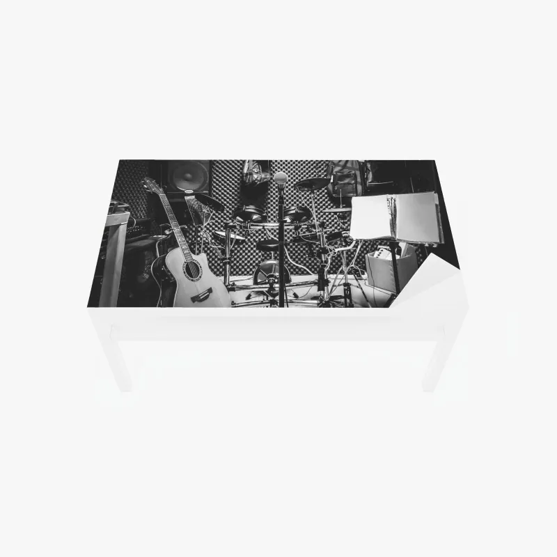 Naklejka na biurko i stół panorama Mont Blanc odbita w Lac Blanc – Wallissimo®