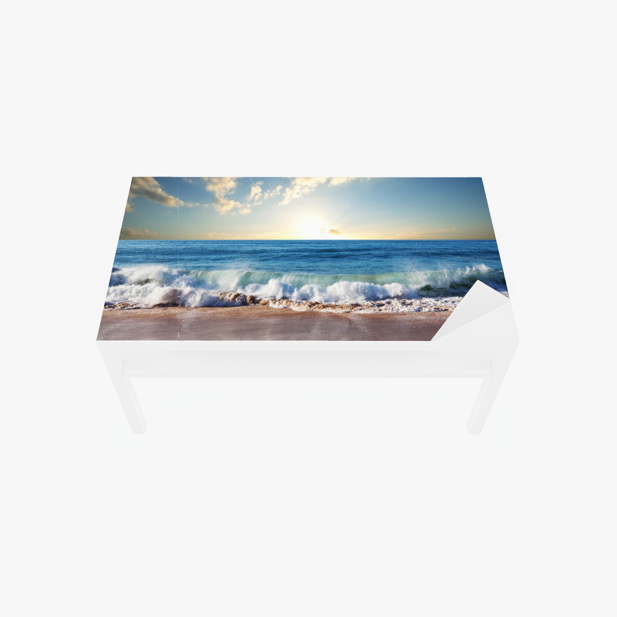 Table & desk veneer tranquil sunset at the beach