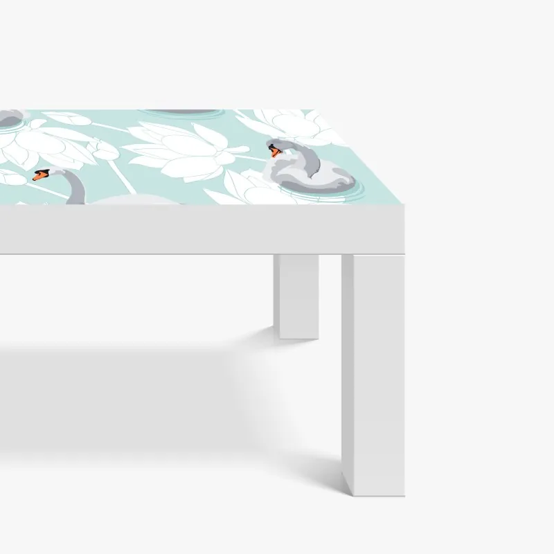 Naklejka na biurko i stół złote geometryczne fasety – Wallissimo®