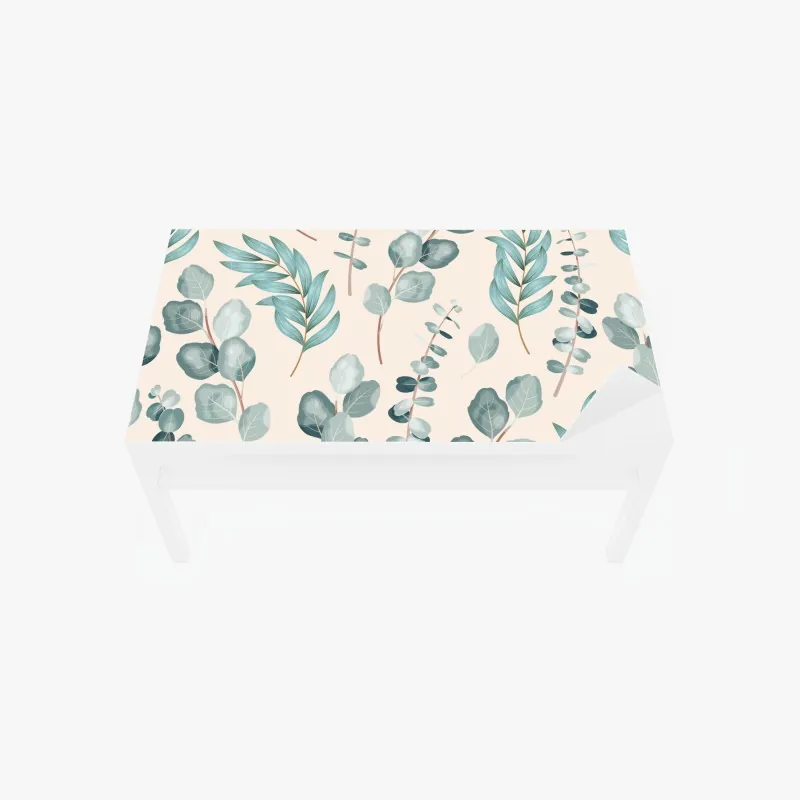 Naklejka na biurko i stół zbliżenie czerwonej dalii – Wallissimo®