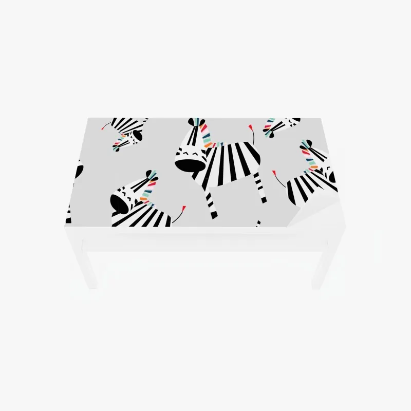 Naklejka na biurko i stół delikatny tropikalny motyw hibiskusa – Wallissimo®