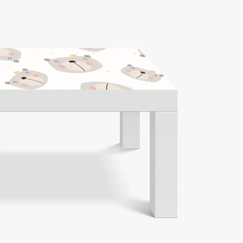 Naklejka na biurko i stół zimowy spokój w Hallstatt — alpejska wioska nad jeziorem – Wallissimo®