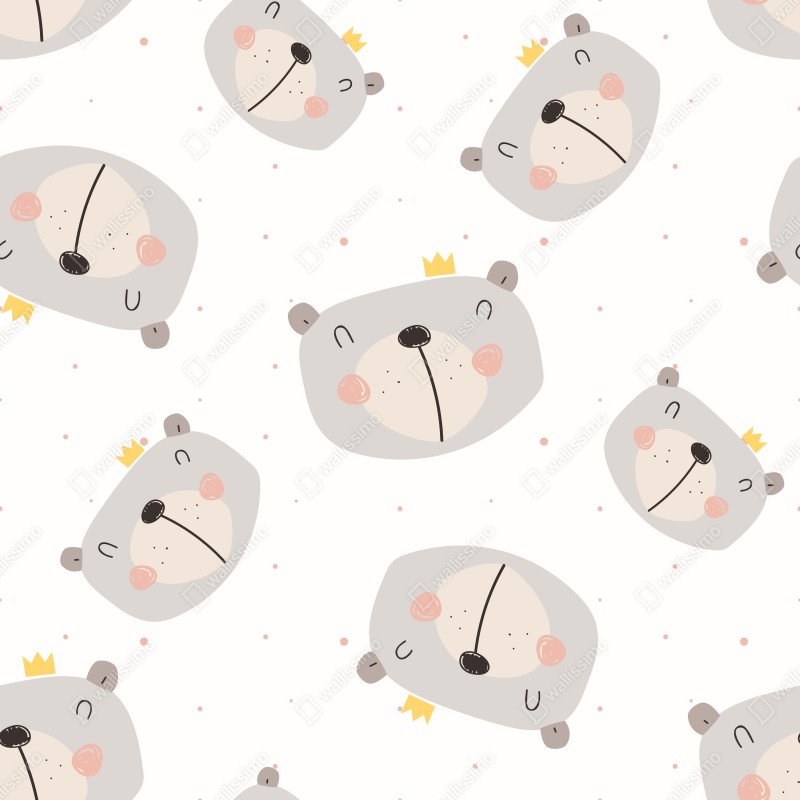 Naklejka na biurko i stół wzór z misiami do pokoju dziecięcego – Wallissimo® Naklejka na biurko i stół wzór z misiami do pokoju dziecięcego – Wallissimo®