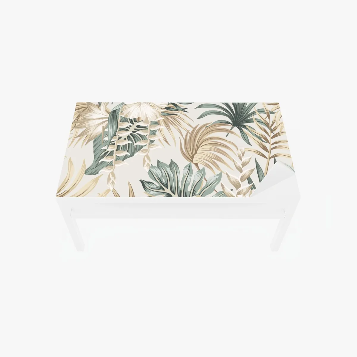 Naklejka na biurko i stół delikatny tropikalny motyw hibiskusa – Wallissimo® Naklejka na biurko i stół delikatny tropikalny motyw hibiskusa – Wallissimo®