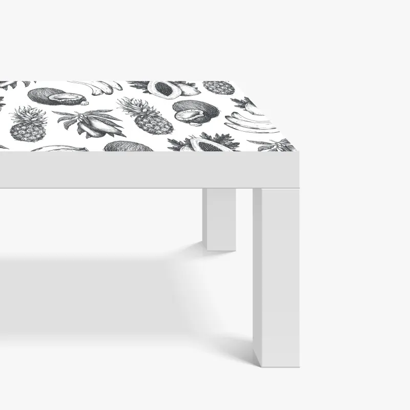 Naklejka na biurko i stół nowoczesny budynek mieszkalny z balkonami – Wallissimo®